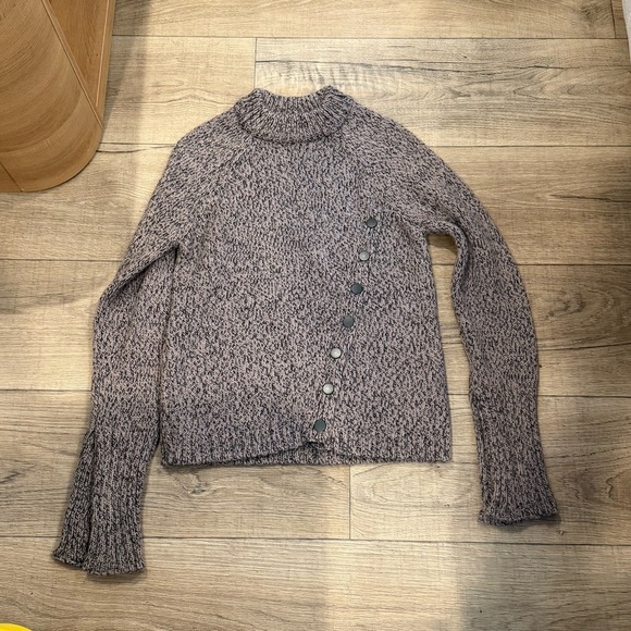 Zara Cowl Neck Sweater with Ribbed Cuffs Small - Picture 1 of 3